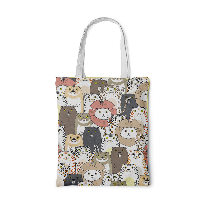 Fashion Women Foldable Canvas Handbag Cute Cartoon Animal Tote Casual Large Capacity Shopping Shoulder Bags Girls Pink Handbag Fashion Women Foldable Canvas Handbag Cute Cartoon Animal Tote Casual Large Capacity Shopping Shoulder Bags Girls Pink Handbag